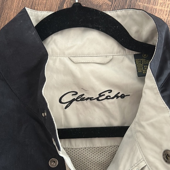 Glen Echo Black Golf Jacket Wind Gear - Picture 3 of 5